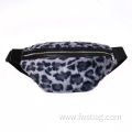 Girls Winter Bag Women Leopard Grain Fuzzy Waist Pack Simple Tassel Bum Belt Faux Furry Chest Bags Adjustable Fanny Pack